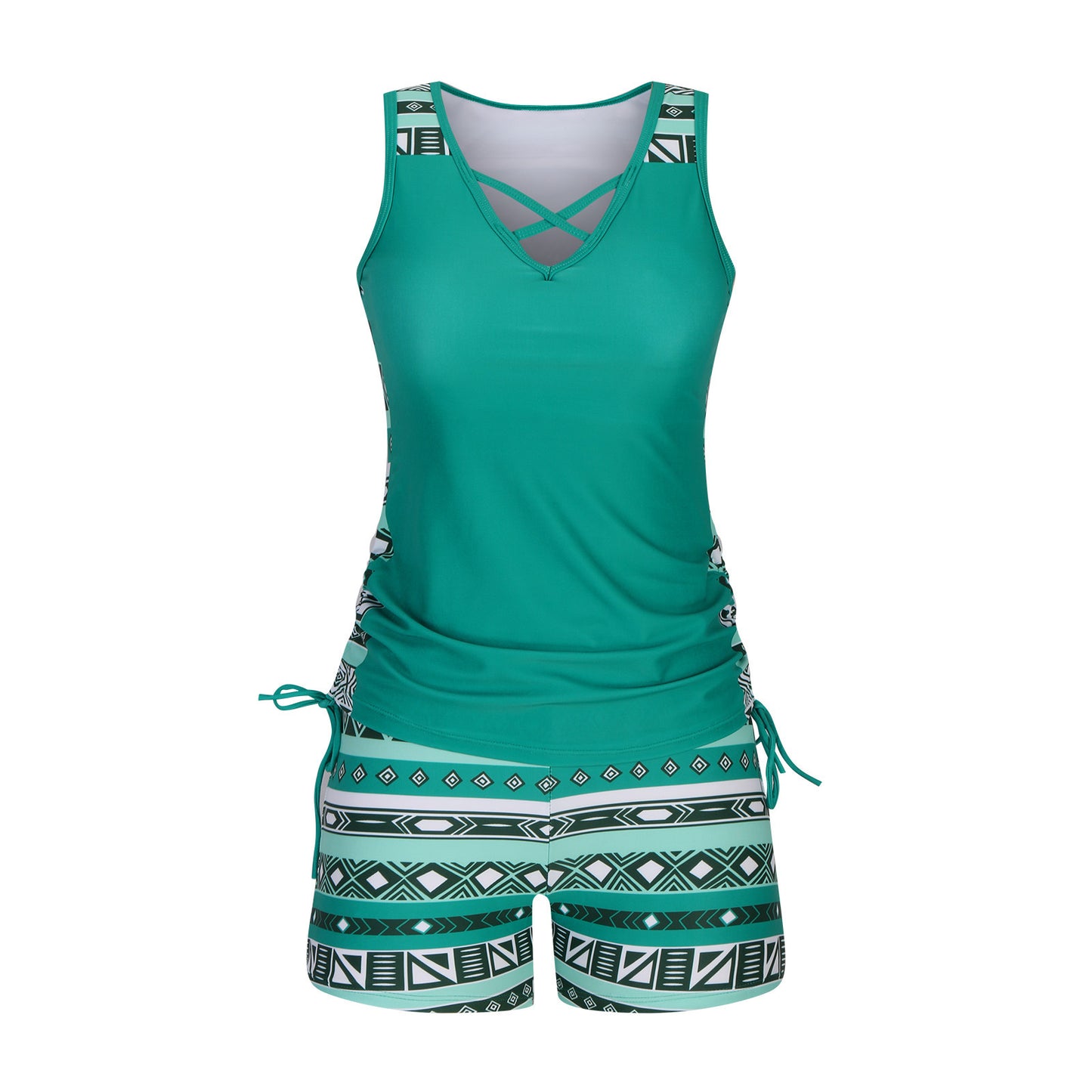 European And American Women's Seperated Swimwear High Waist Swimsuit Tied Top 17f97114 1d3b 4f94 bc46 94a00a2b4ce7