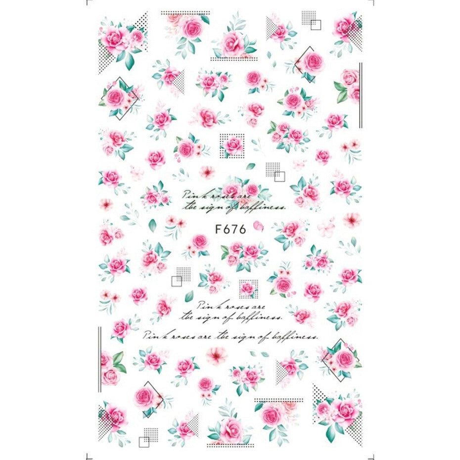 Japanese Three-dimensional 5D Embossed Nail Stickers 17ffdca0 db1e 4986 b184 d99a7e28bdb0