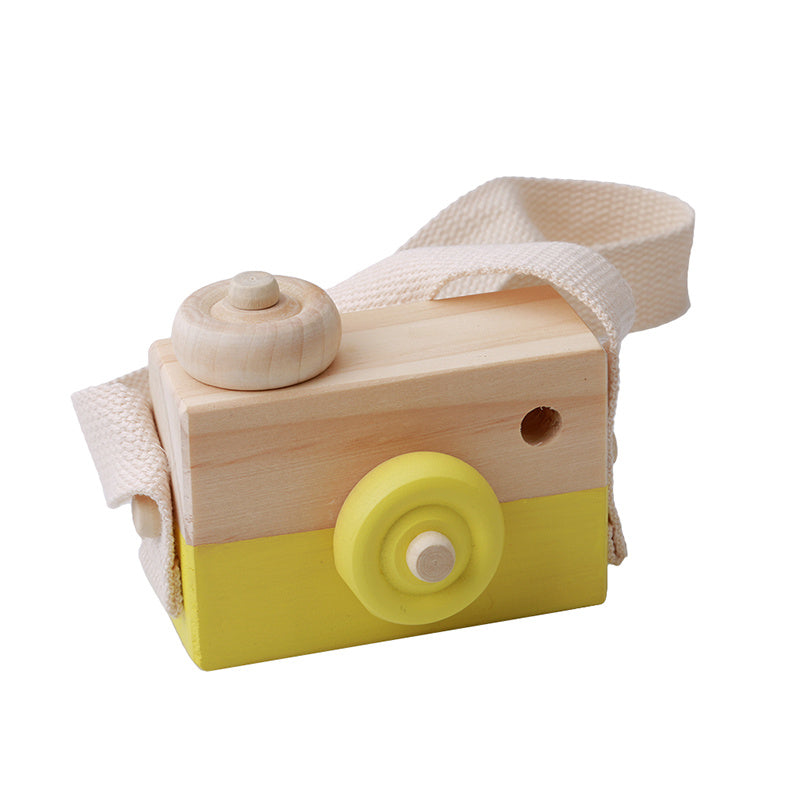 Cute Wooden Camera Toys Baby Kid Hanging Photography Prop Decoration Educational Outdoor Activity Toy Children's Day Happy Gi