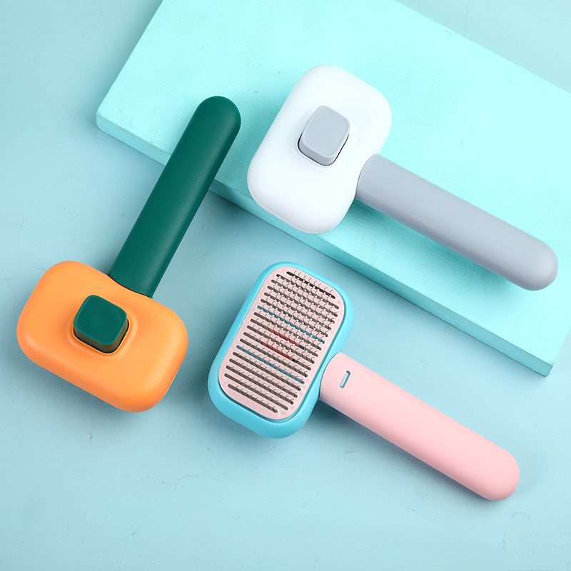 New Pet Cat Dog Hair Brush Hair Massage Comb Open-Knot Brush Grooming Cleaning Tool Stainless Steel Comb 1803b733 30b7 41e4 8