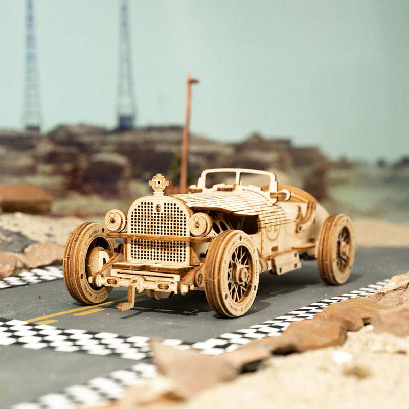 Robotime 3D Wooden Puzzle Prime Steam Express Model DIY Kit Puzzle Toy 1810907491262009344