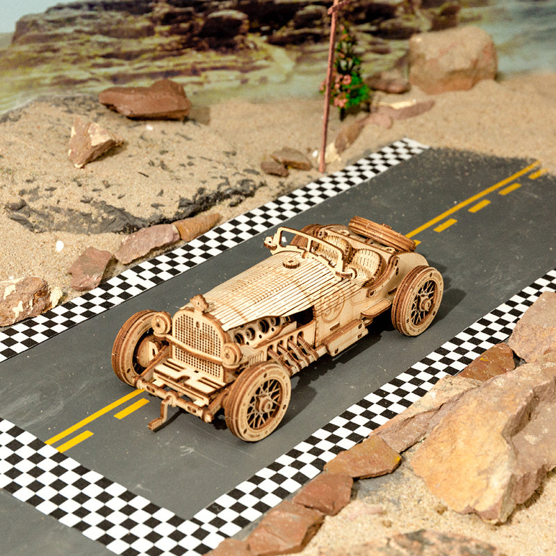Robotime 3D Wooden Puzzle Prime Steam Express Model DIY Kit Puzzle Toy 1810907494797807616