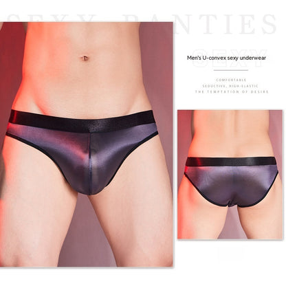 Men's Shiny High Elastic Comfortable And Breathable Underwear 1810bb70 3747 4e65 9e06 8da0ba0030ce