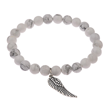 Angel wings imported white pine bracelet bracelet 18122971897700