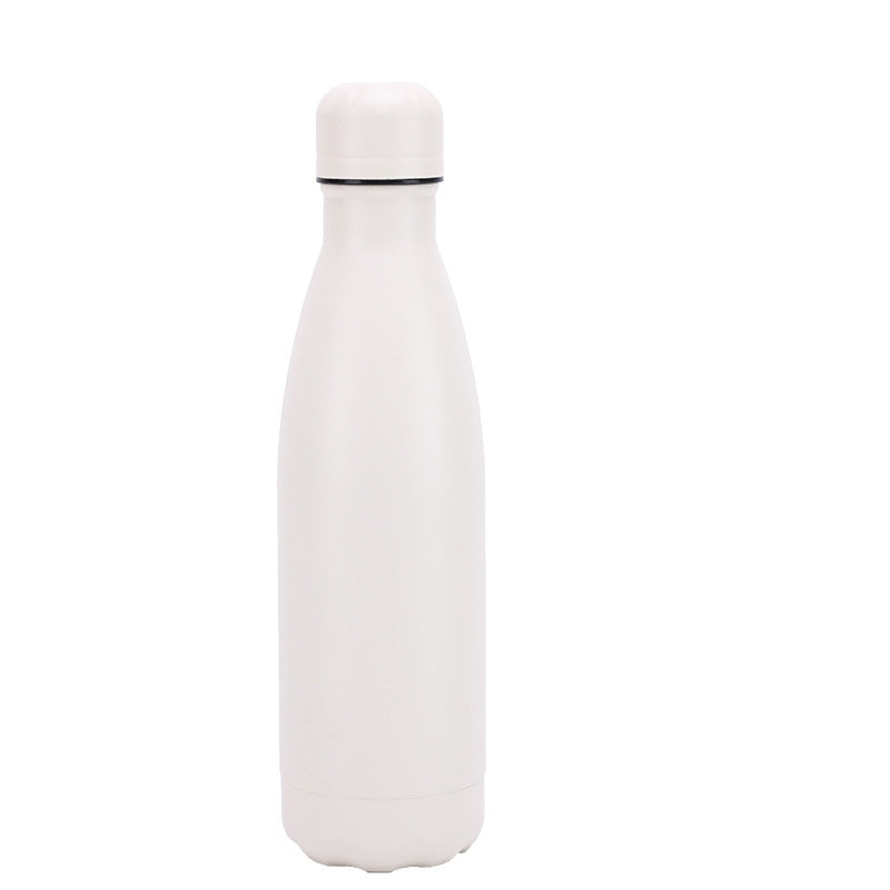 Insulated Stainless Steel Water Bottle Mug Rubber Painted Surface Vacuum Flask Coffee Cup Bottle 1812677935626