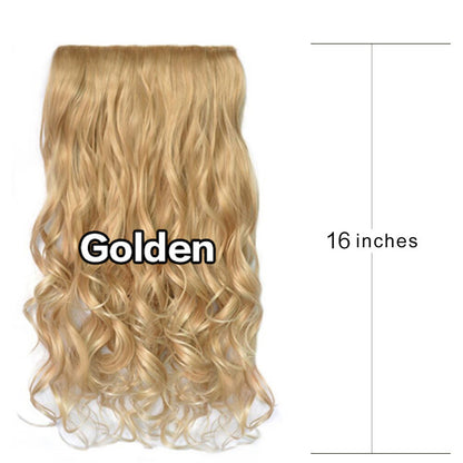 European and American wig female five card wig piece 181269355261