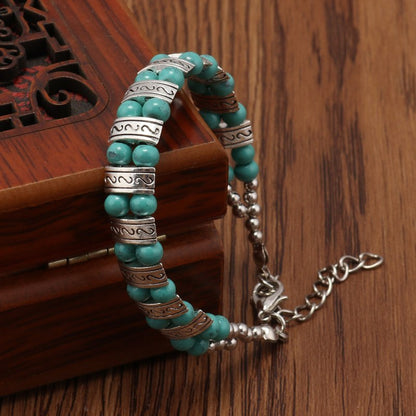 Ethnic Turquoise Bracelet 181304491632