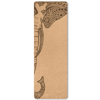 Portable Cork Yoga Non-Slip Exercise Mat Composite Environmentally Friendly TPE 1814468168219