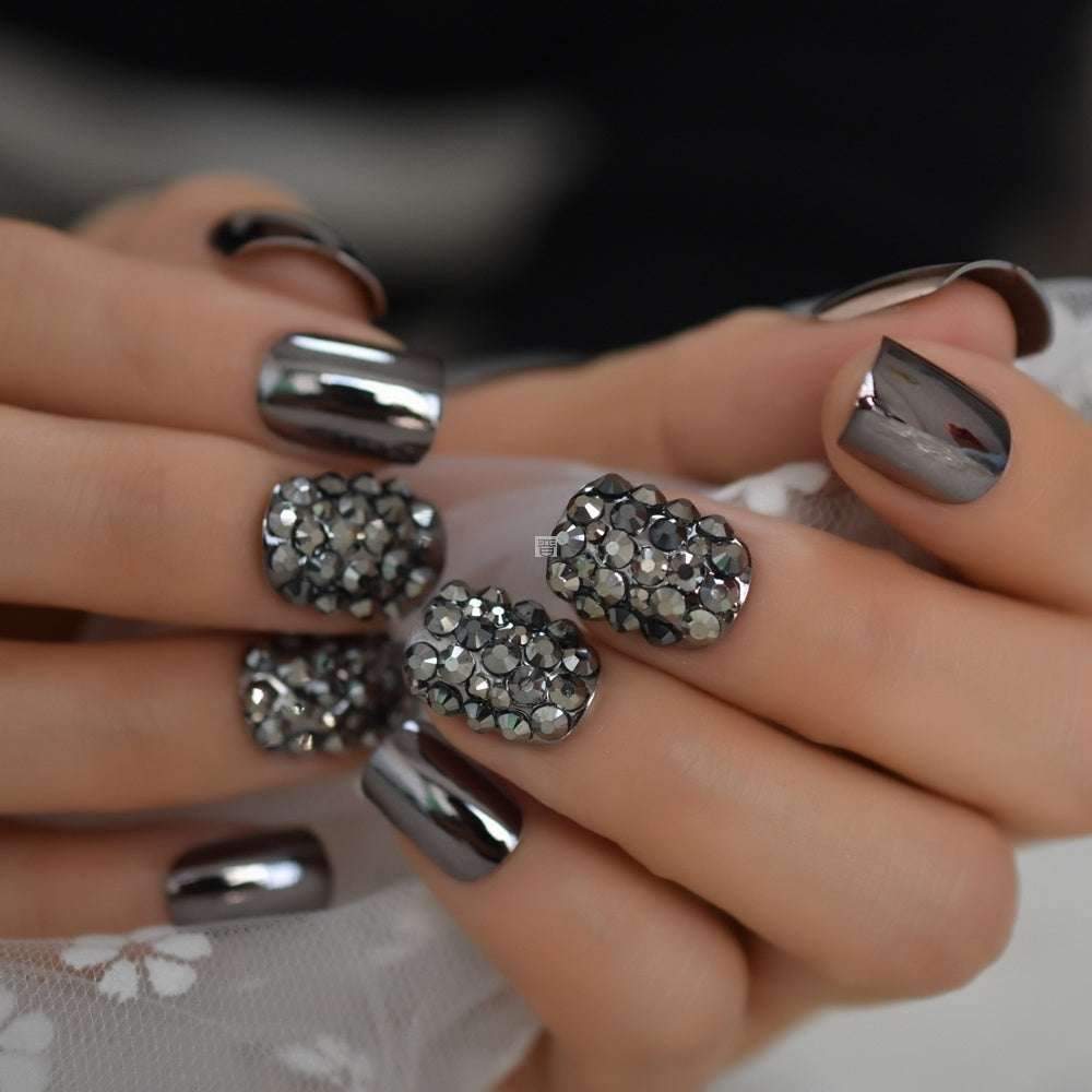 Metal false nails for women 1824539800187