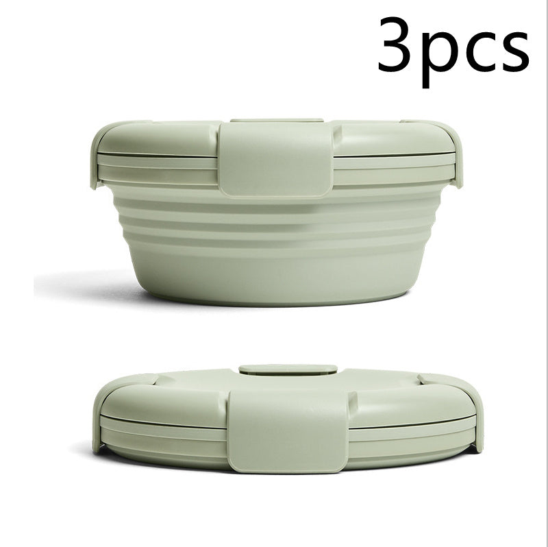 Outdoor Picnic Silicone Folding Lunch Box 1826e570 7cef 415c 88d0 72b9226bb679