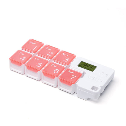 Medicine Pill Storage Box Timer Reminder 1828132683337