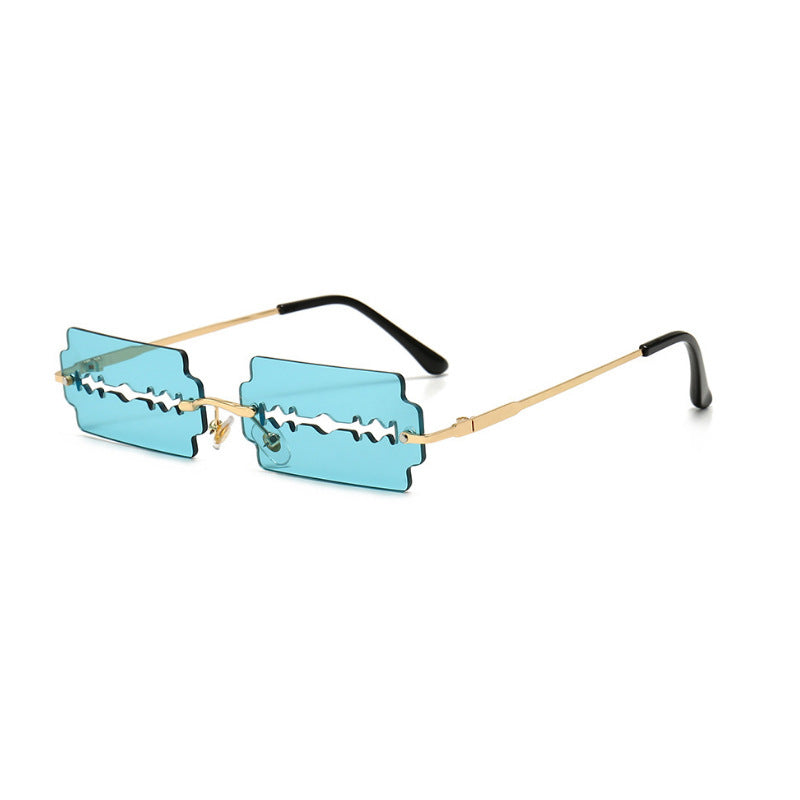 Hollow Blade Fashionable Eye Protection Sunglasses 1828202624734