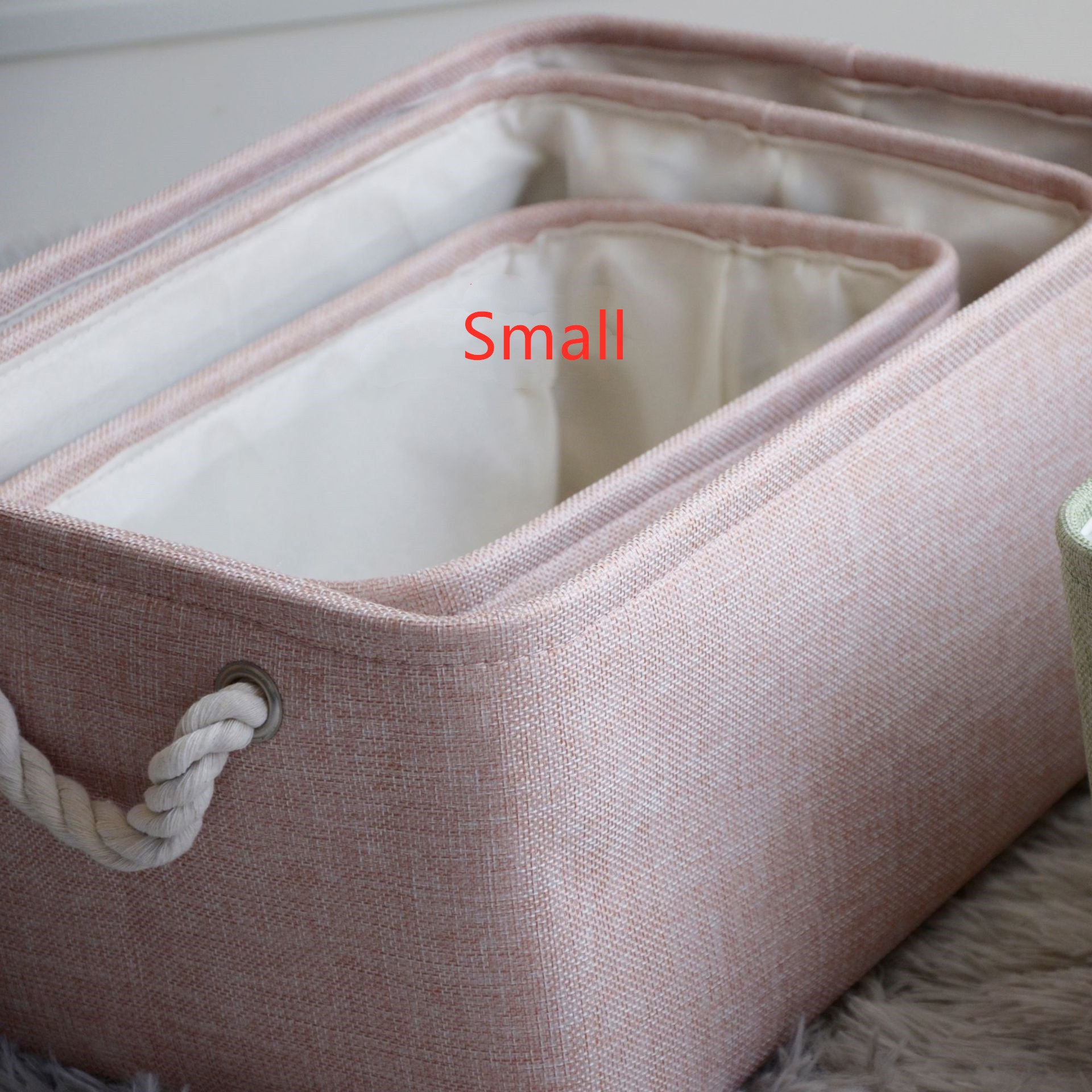Nordic Japanese fabric storage basket 1828264741756