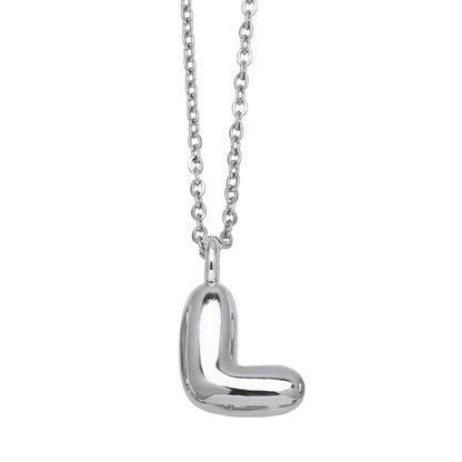 Copper Plated Gold 26 English Letters Pendant Necklace Niche Personality Clavicle Chain 182ce4b3 7022 4506 9b35 0447eba45a11