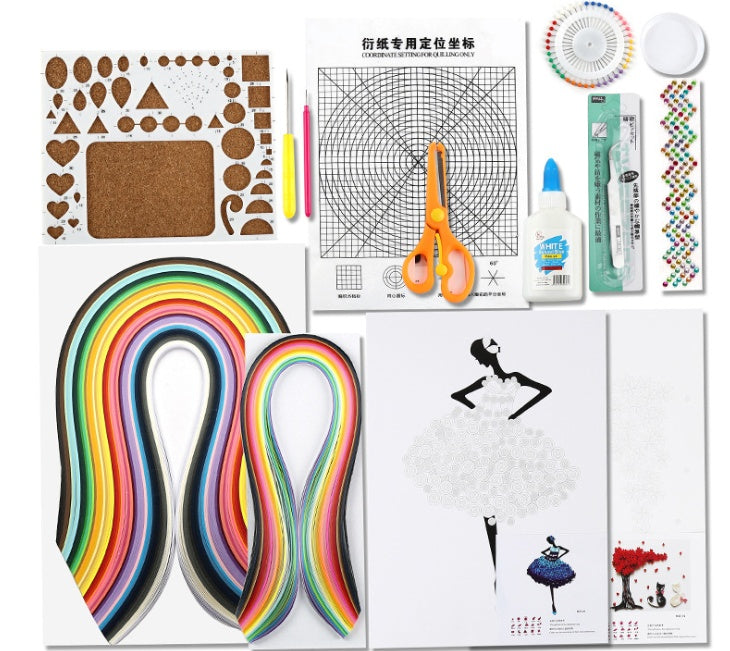 DIY Paper Craft Quill Art Kit 1831462615481