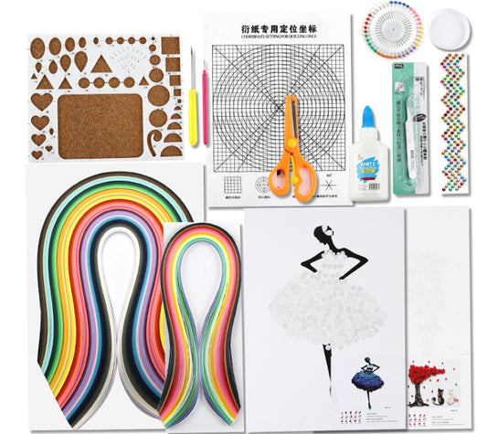 DIY Paper Craft Quill Art Kit 1831462615481