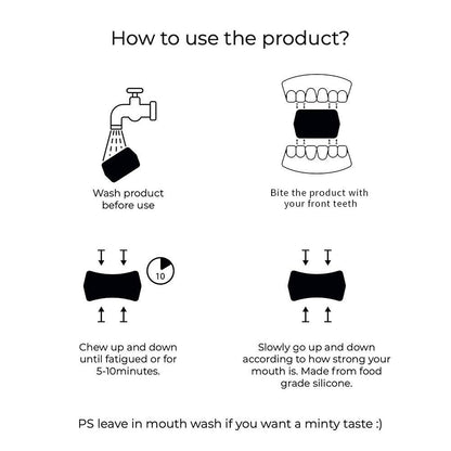 Small Silicone Jaw Trainer 1834150985034
