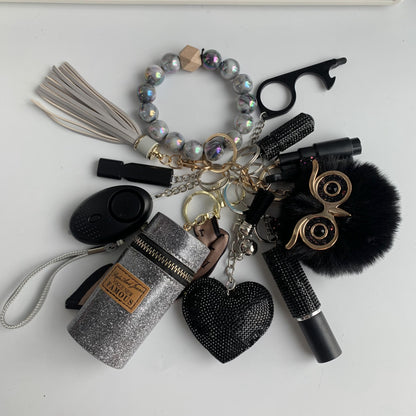 Whistle Alarm Window Breaker Keychain Set 1834548270110871552