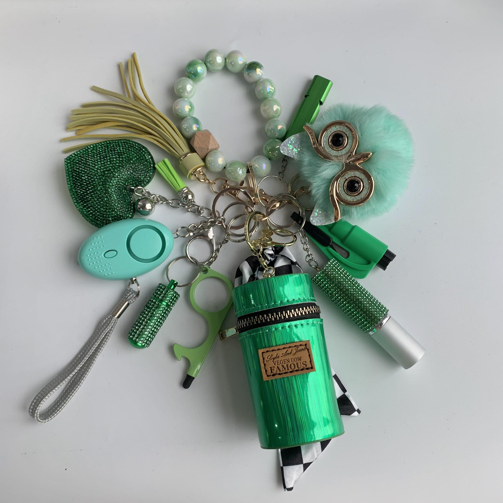Whistle Alarm Window Breaker Keychain Set 1834548271767621632