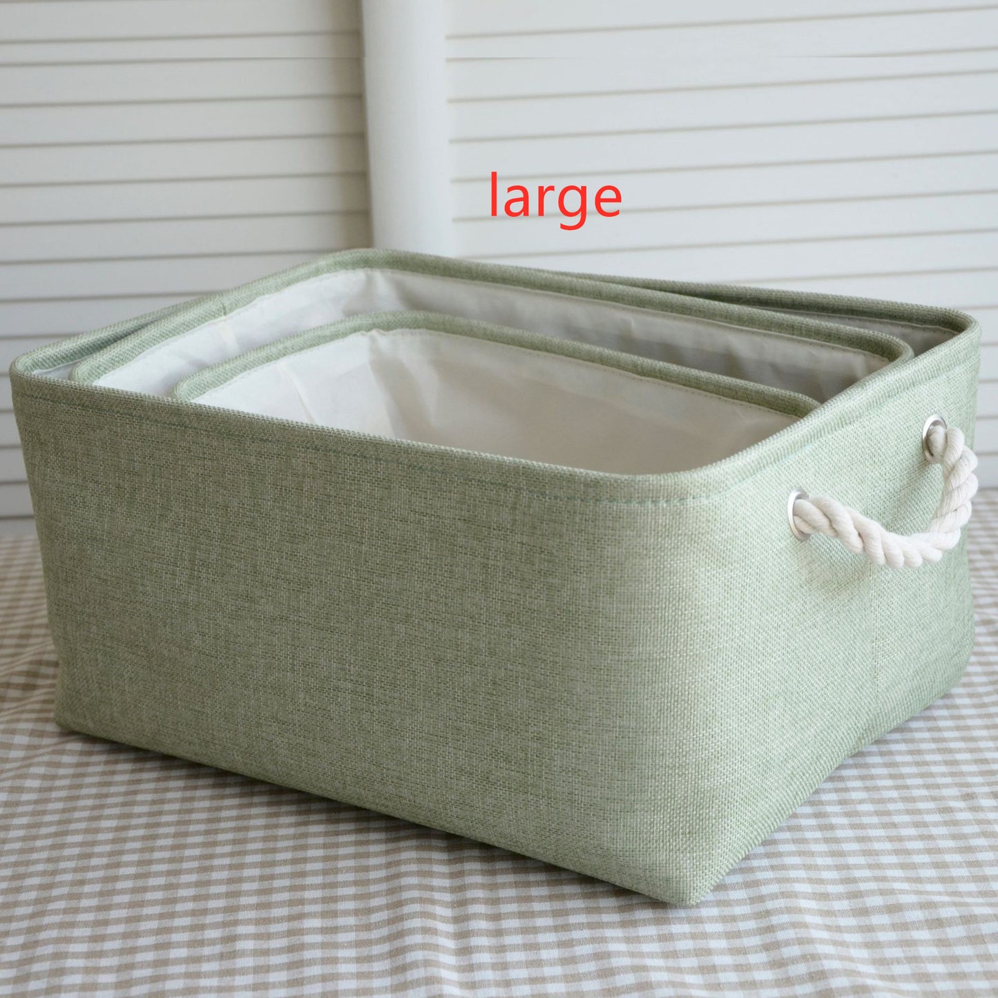 Nordic Japanese fabric storage basket 1834858642479
