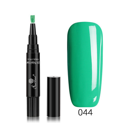 3 In 1 Gel Nail Varnish Pen Glitter One Step Nail Art Gel Polish Hybrid - HD Wireless Product #35