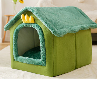 Foldable Dog House Pet Cat Bed Winter Dog Villa Sleep Kennel Removable Nest Warm Enclosed Cave Sofa Pets Supplies 1835bb91 30