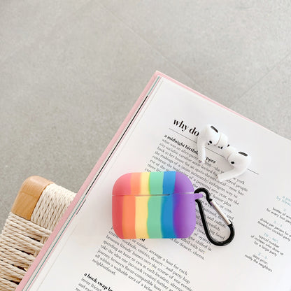Compatible with Apple, Rainbow silicone protective sleeve 1838871383483