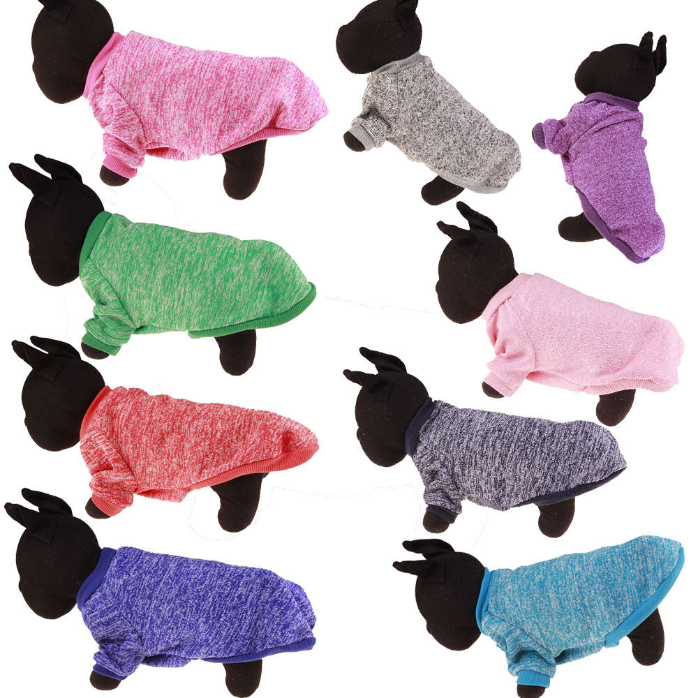 Colorful pet clothes pet two-legged sweater 1839948309137