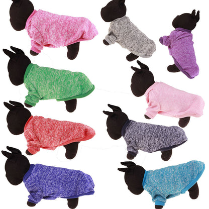 Colorful pet clothes pet two-legged sweater 1839948309137