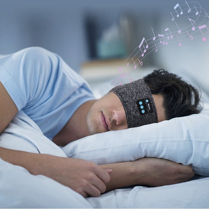 Wireless Bluetooth V5.0 Sports Headband With Music Call Stereo Shading Sleep Headband 18400449791567