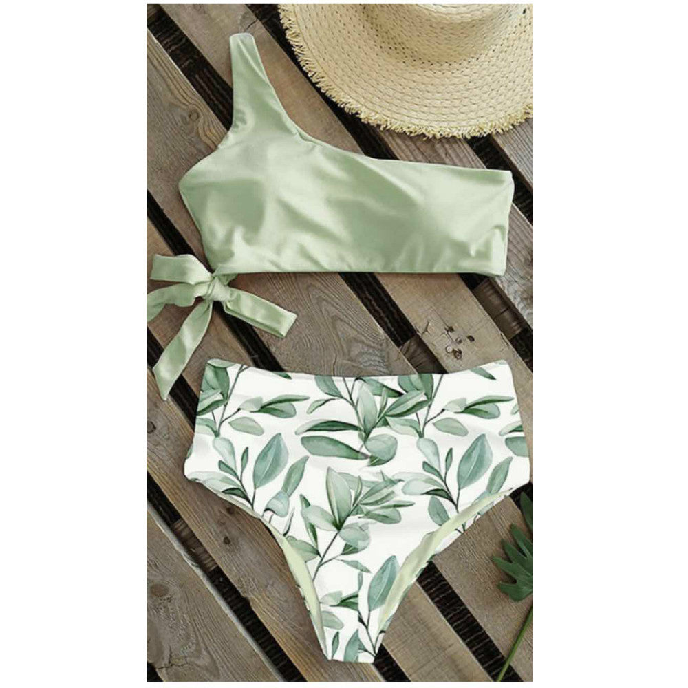 Split swimsuit female shoulder strap 1841148199979