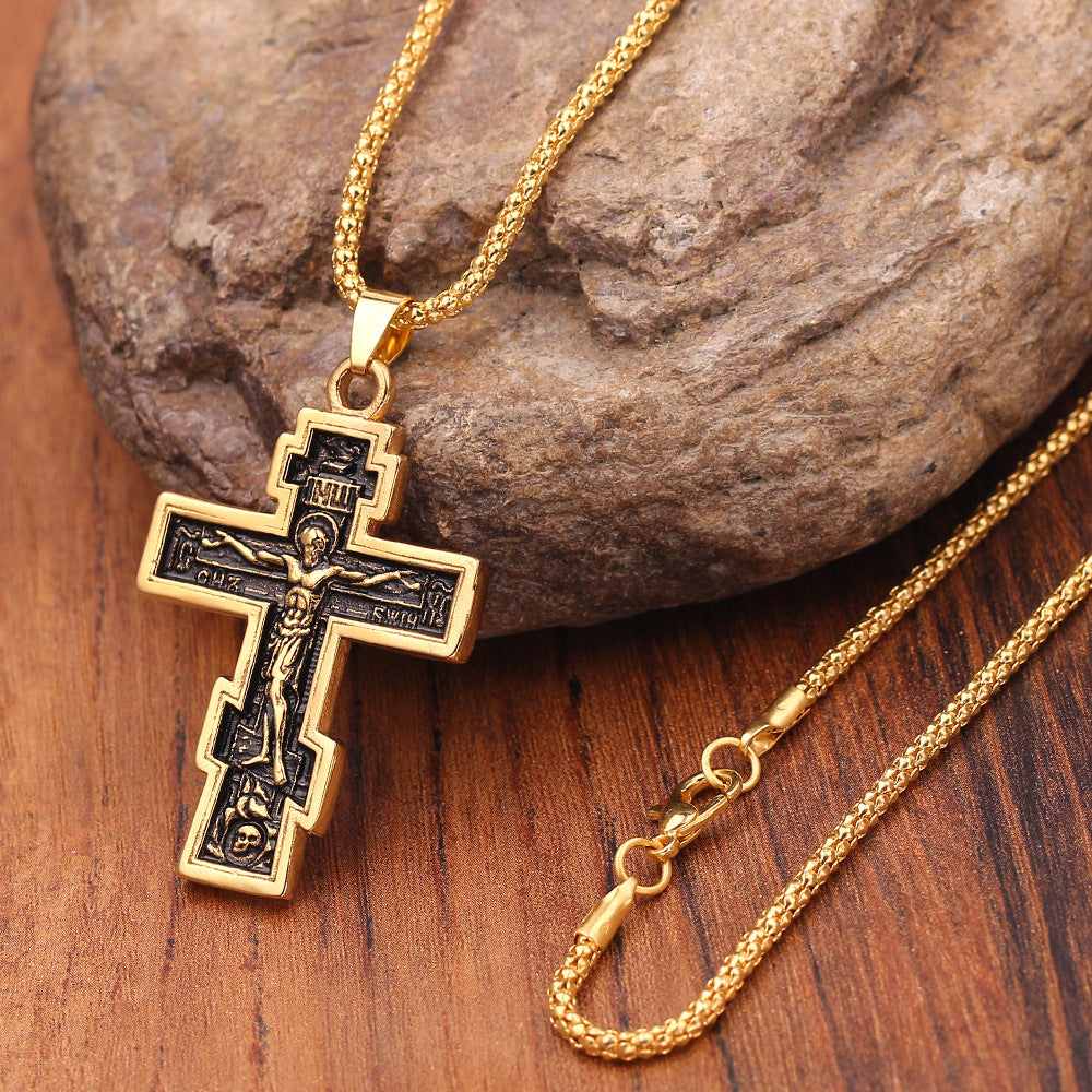 Cross Jesus Pendant Necklace 1841600627310