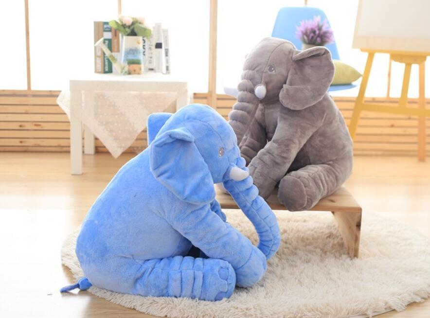 Children's Soothing Elephant Plush Toy Pillow 1841829865866