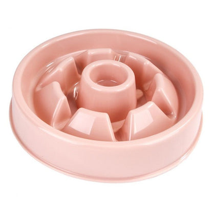 Plastic Pet Dogs And Cats Choke Prevention Slow Food Bowl 1842873502966