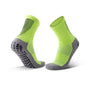 Sports man in striped football socks 1843071927093