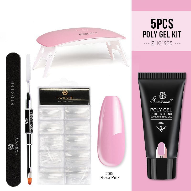 Quick Extension Gel Crystal Gel Nail Set 184347255111676