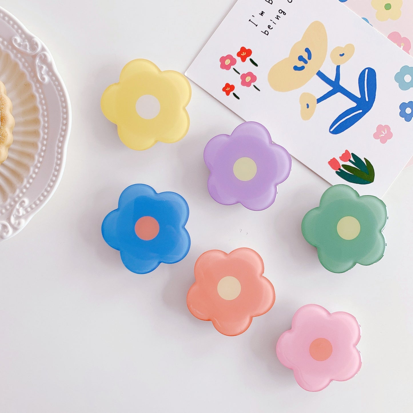 Small   flowers epoxy airbag bracket - 图片 2