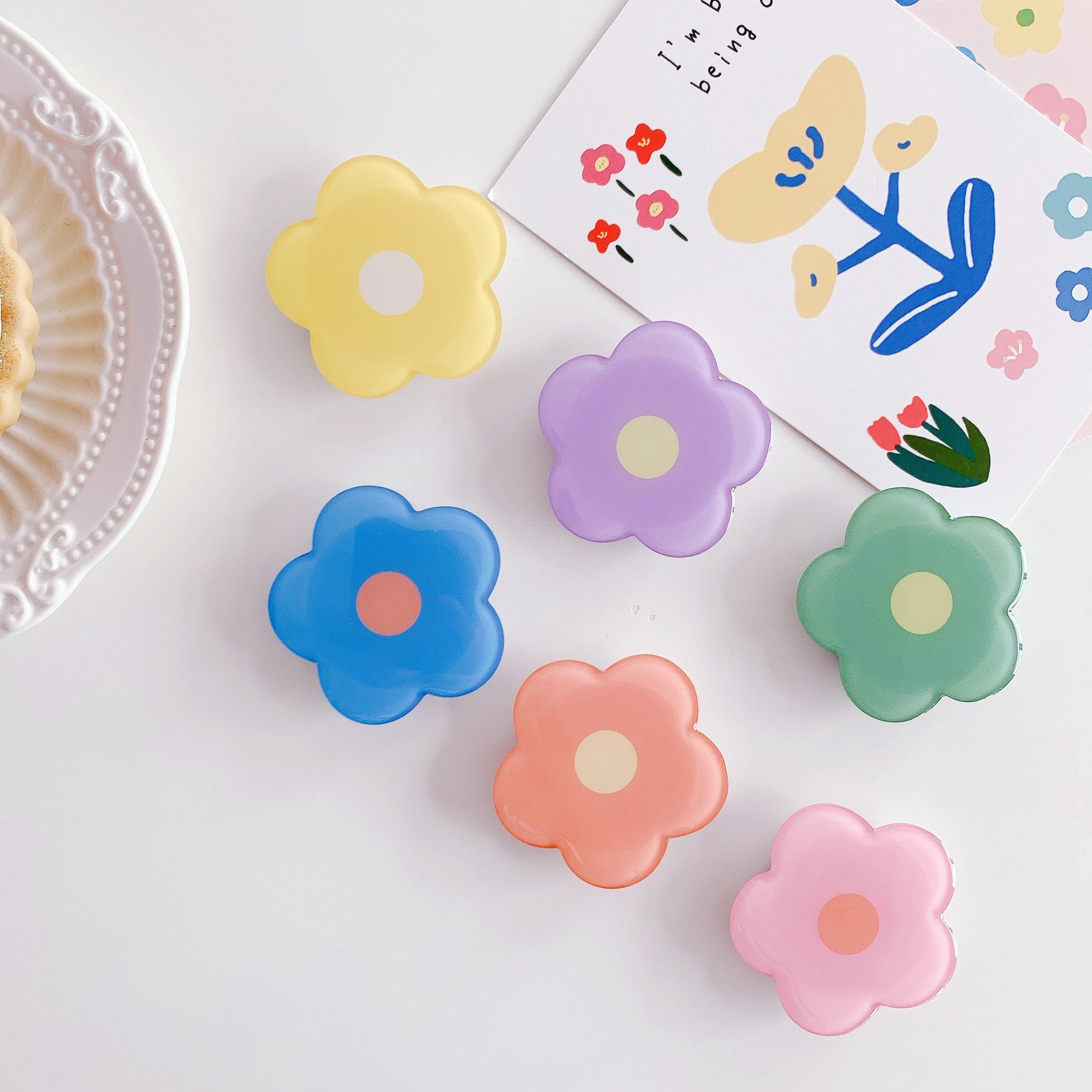 Small   flowers epoxy airbag bracket - 图片 2