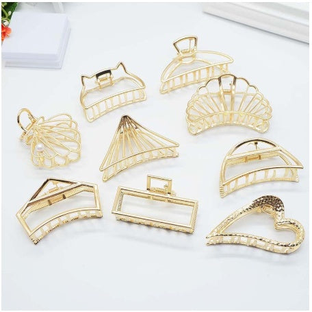 Minimalist wind metal clip hair clip 1846699054348