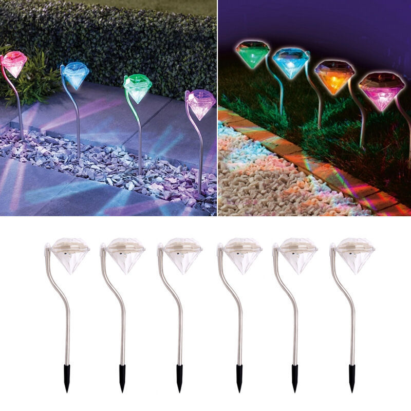 Solar Powered Garden Diamond Light 1853186867607