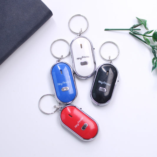 New LED whistle control induction key ring Elderly key finder Multi-function key anti-lost device 1859212592640