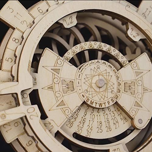 ROBOTIME 3D Puzzles Perpetual Calendar Wooden Model Kits Brain Teasers Sets LK201 1864903686220943360