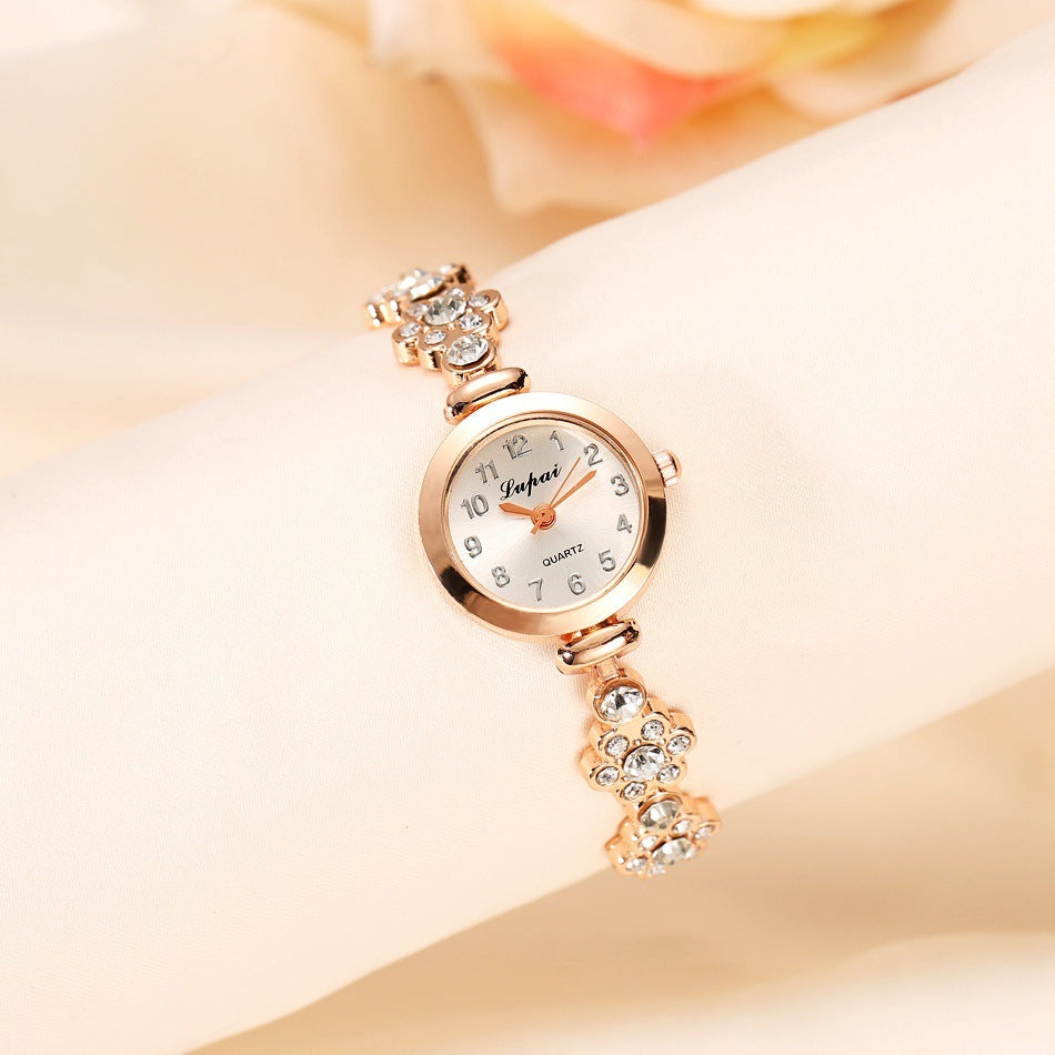 Ladies flower bracelet watch 1867039080334