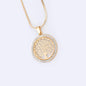Explosion Models Europe And America Necklace Life Tree Long Necklace Chain Crystal Pendant Long Life Tree Sweater Chain 18673