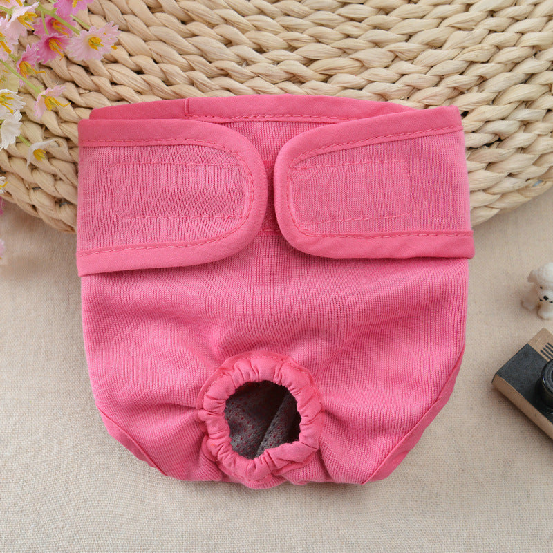Dog Shorts Puppy Physiological Diapers Panties Waterproof Adjustable Cute Pattern Dog Physiological Pants Pet Costumes Suppli