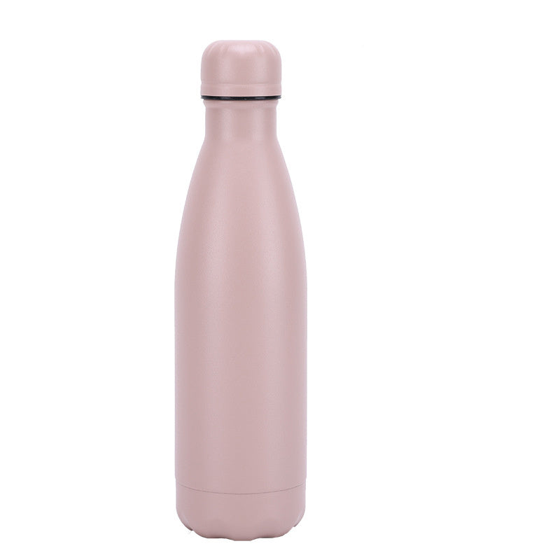 Insulated Stainless Steel Water Bottle Mug Rubber Painted Surface Vacuum Flask Coffee Cup Bottle 18907028482547
