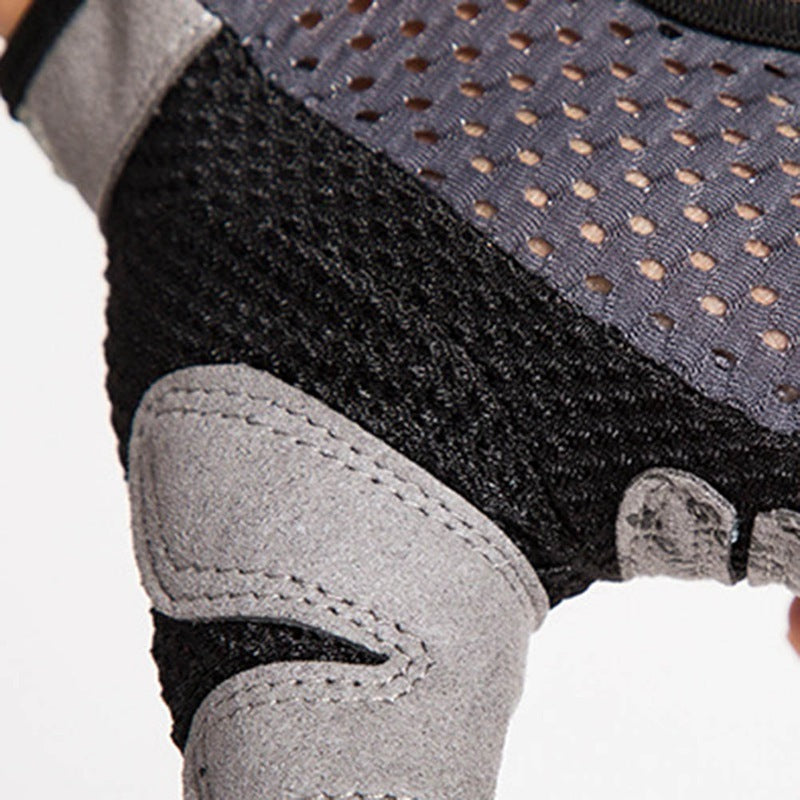 Half finger gloves sports fitness gloves outdoor riding non-slip wear gloves 1891578239453