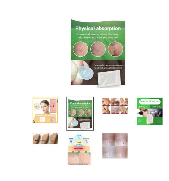 Tea Tree Acne Patch Fades Acne Marks and Ultra-thin 1894718733151