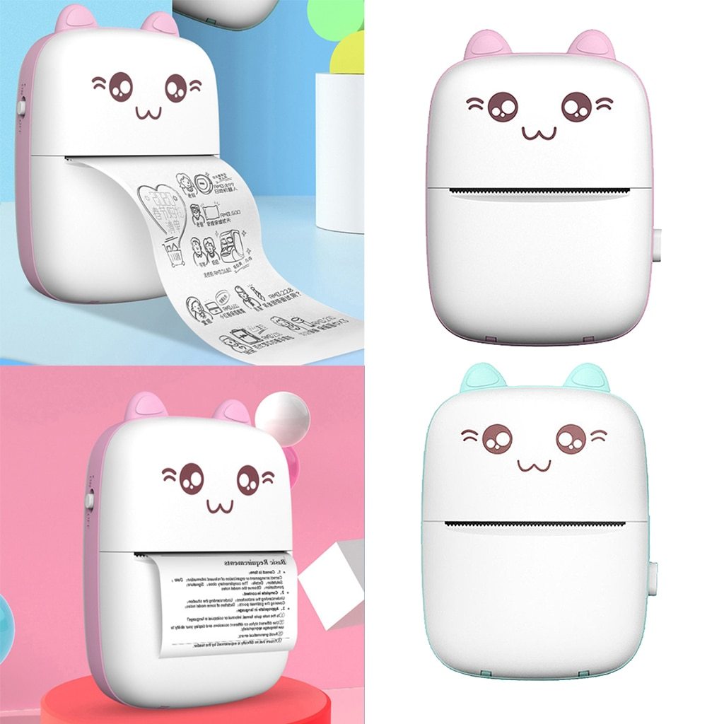 Mini Printer Portable Mini Bluetooth WiFi New Wrong Printer Mobile Phone Photo Title Note Hot Print Pocket Student Error Label Printer - 图片 4