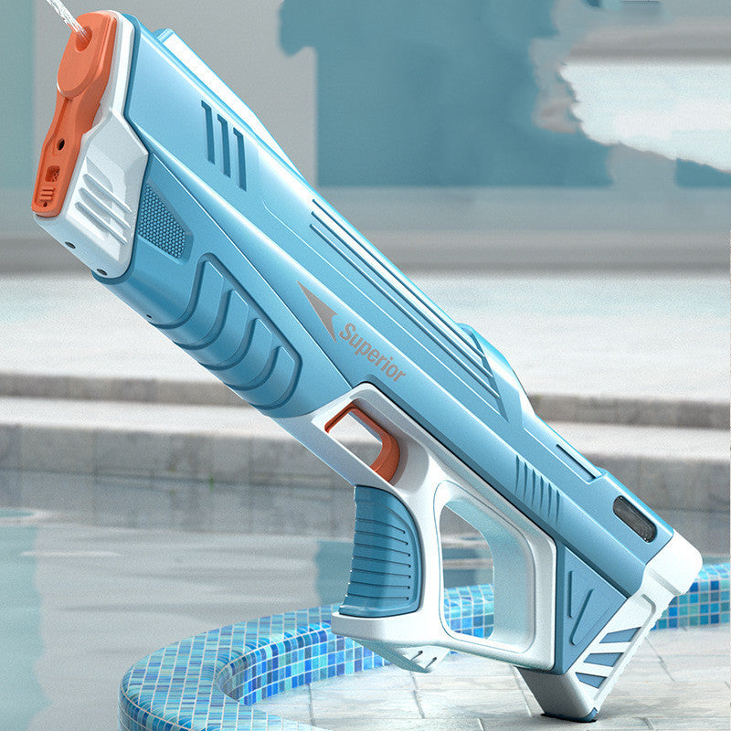 Summer Full Automatic Electric Water Gun Toy Induction Water Absorbing High-Tech Burst Water Gun Beach Outdoor Water Fight To